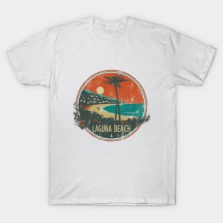 Vintage Laguna Beach Sunset T-Shirt